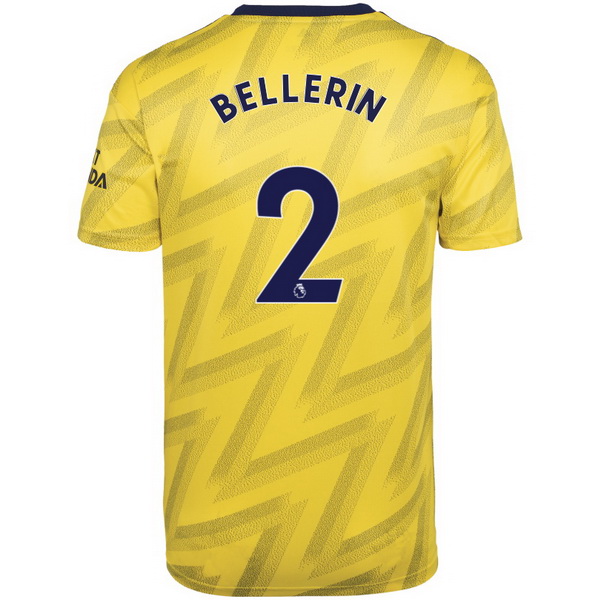 Camiseta Arsenal NO.2 Bellerin 2ª 2019-2020 Amarillo